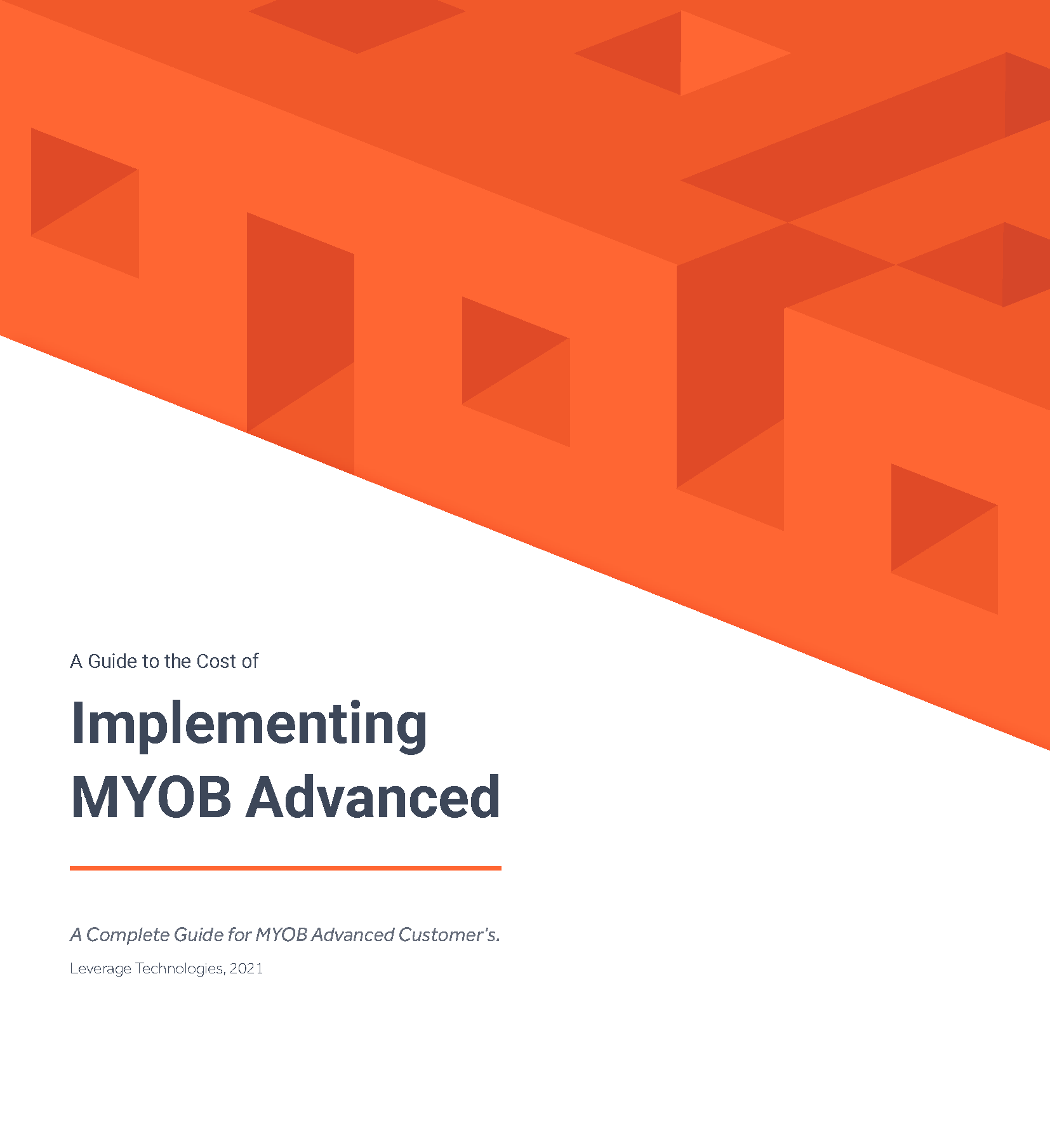 Cost of Implementing MYOB Advanced Guide