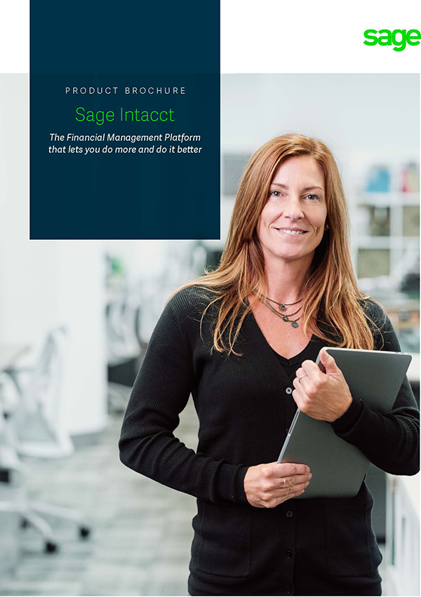 Sage Intacct-Product Brochure