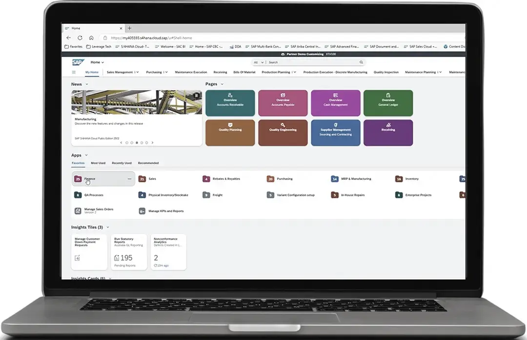 SAP Cloud ERP: Manufacturing