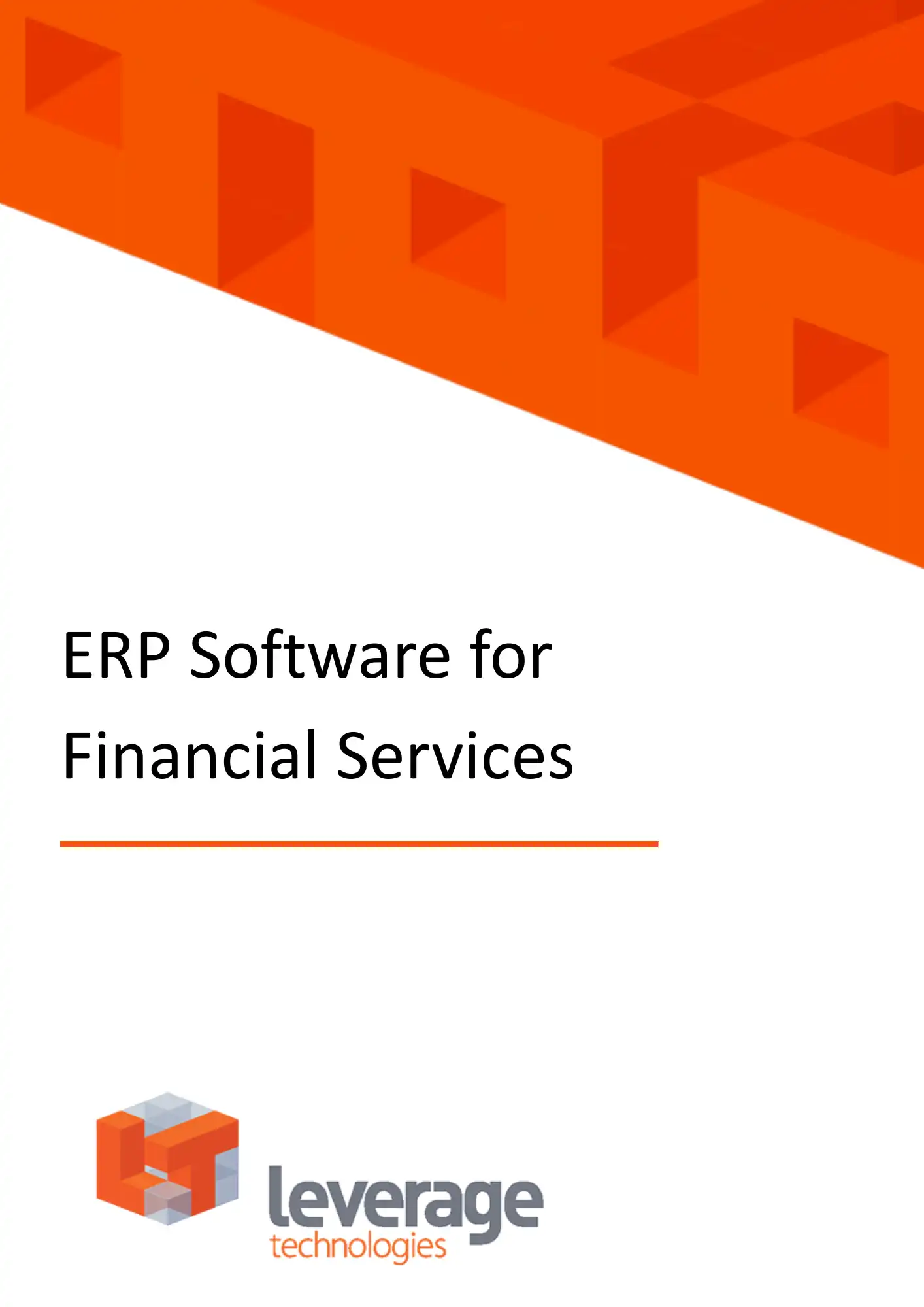 ERP Software for Financial Services